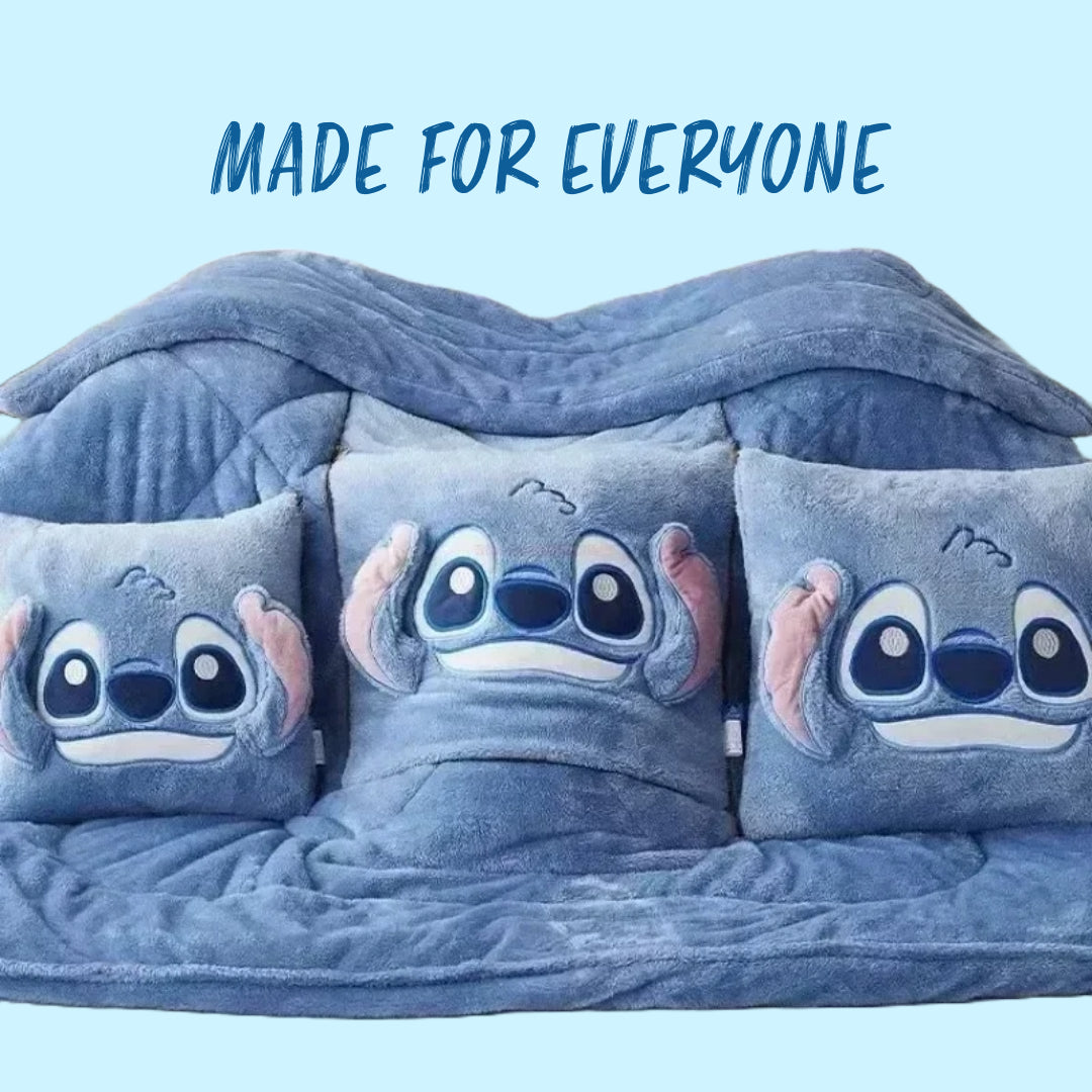 Stitch 2-in-1  Pillow Blanket